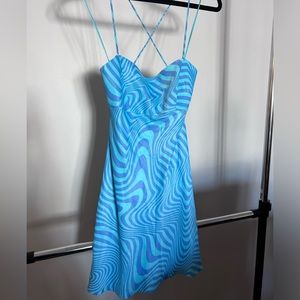Zara blue summer dress